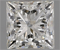 Natural Diamond 1.03 Carats, Princess with  Cut, I Color, IF Clarity and Certified by GIA