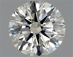 Picture of Natural Diamond 0.90 Carats, Round with Excellent Cut, J Color, SI1 Clarity and Certified by GIA