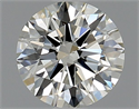 Diamante Natural 0.90 quilates, Redondo , Color J, claridad SI1 y certificado GIA