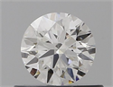 Diamante Natural 0.44 quilates, Redondo , Color F, claridad VS2 y certificado GIA