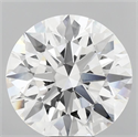 Lab Grown Diamond 8.02 Carats, Round with Ideal Cut, D Color, VVS2 Clarity and Certified by IGI