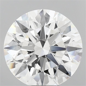 Picture of Lab Grown Diamond 8.02 Carats, Round with Ideal Cut, D Color, VVS2 Clarity and Certified by IGI