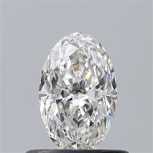 Picture of Natural Diamond 0.50 Carats, Oval with  Cut, F Color, VVS2 Clarity and Certified by GIA