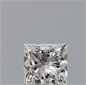 Diamante Natural 0.41 quilates, Princesa , Color H, claridad VVS2 y certificado GIA