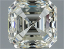 Natural Diamond 1.01 Carats, Asscher with  Cut, J Color, VVS2 Clarity and Certified by IGI