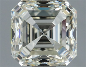 Picture of Natural Diamond 1.01 Carats, Asscher with  Cut, J Color, VVS2 Clarity and Certified by IGI