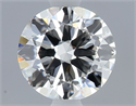 Natural Diamond 0.70 Carats, Round with Very Good Cut, H Color, VVS1 Clarity and Certified by GIA