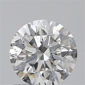 Picture of Natural Diamond 0.80 Carats, Round with Excellent Cut, F Color, SI1 Clarity and Certified by GIA