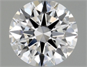 Natural Diamond 0.43 Carats, Round with Excellent Cut, D Color, VVS1 Clarity and Certified by GIA