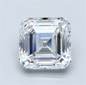 Picture of Natural Diamond 3.51 Carats, Asscher with  Cut, D Color, VS2 Clarity and Certified by GIA