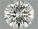 Natural Diamond 0.80 Carats, Round with Excellent Cut, K Color, VS1 Clarity and Certified by GIA
