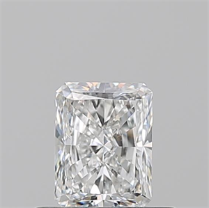 Picture of Natural Diamond 0.50 Carats, Radiant with  Cut, F Color, SI1 Clarity and Certified by GIA