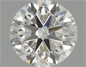 Natural Diamond 0.80 Carats, Round with Very Good Cut, H Color, I1 Clarity and Certified by GIA