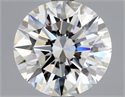 Natural Diamond 2.01 Carats, Round with Excellent Cut, E Color, VVS1 Clarity and Certified by GIA