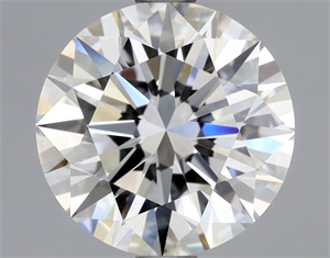 Picture of Natural Diamond 2.01 Carats, Round with Excellent Cut, E Color, VVS1 Clarity and Certified by GIA