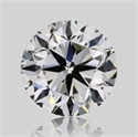 Natural Diamond 1.00 Carats, Round with Very Good Cut, J Color, VVS2 Clarity and Certified by GIA
