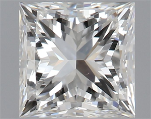 Foto Diamante Natural 0.50 quilates, Princesa , Color G, claridad SI1 y certificado GIA de