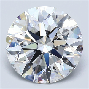 Foto Diamante Natural 4.02 quilates, Redondo , Color E, claridad SI1 y certificado GIA de