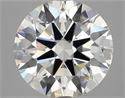 Lab Grown Diamond 4.05 Carats, Round with Ideal Cut, F Color, VS1 Clarity and Certified by IGI