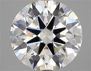 Picture of Lab Grown Diamond 4.05 Carats, Round with Ideal Cut, F Color, VS1 Clarity and Certified by IGI
