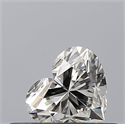 Natural Diamond 0.32 Carats, Heart with  Cut, I Color, VVS1 Clarity and Certified by GIA