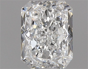 Picture of Natural Diamond 0.51 Carats, Radiant with  Cut, F Color, VS1 Clarity and Certified by GIA