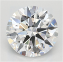 Lab Grown Diamond 2.53 Carats, Round with Ideal Cut, D Color, IF Clarity and Certified by IGI