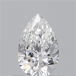 Picture of Natural Diamond 0.50 Carats, Pear with  Cut, G Color, VVS1 Clarity and Certified by GIA