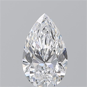 Picture of Natural Diamond 0.71 Carats, Pear with  Cut, D Color, VVS2 Clarity and Certified by GIA