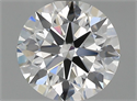Lab Grown Diamond 1.15 Carats, Round with Ideal Cut, D Color, VVS2 Clarity and Certified by IGI