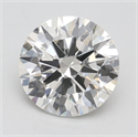 Lab Grown Diamond 2.41 Carats, Round with Ideal Cut, G Color, VS1 Clarity and Certified by IGI