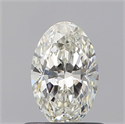 Diamante Natural 0.54 quilates, Ovalado , Color I, claridad VS2 y certificado GIA