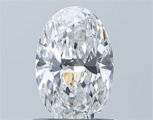 Foto Diamante Natural 0.70 quilates, Ovalado , Color E, claridad SI1 y certificado GIA de