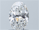 Diamante Natural 0.70 quilates, Ovalado , Color E, claridad SI1 y certificado GIA