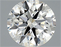 Natural Diamond 0.85 Carats, Round with Excellent Cut, G Color, VVS2 Clarity and Certified by GIA