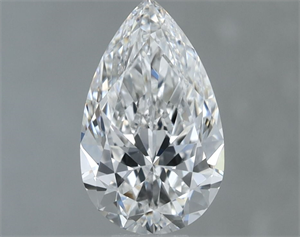 Picture of Natural Diamond 0.80 Carats, Pear with  Cut, F Color, VVS2 Clarity and Certified by GIA