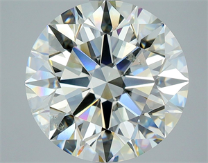 Picture of Natural Diamond 4.20 Carats, Round with Excellent Cut, K Color, SI2 Clarity and Certified by GIA