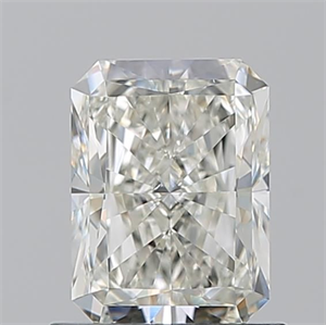 Picture of Natural Diamond 1.01 Carats, Radiant with  Cut, J Color, SI1 Clarity and Certified by GIA