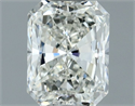 Natural Diamond 0.50 Carats, Radiant with  Cut, H Color, VVS2 Clarity and Certified by IGI