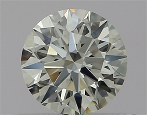 Picture of Natural Diamond 0.43 Carats, Round with Excellent Cut, I Color, VVS1 Clarity and Certified by GIA