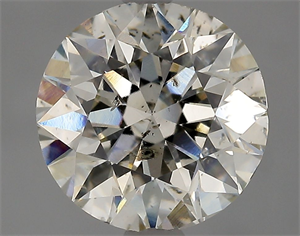 Foto Diamante Natural 2.06 quilates, Redondo , Color I, claridad SI2 y certificado HRD de
