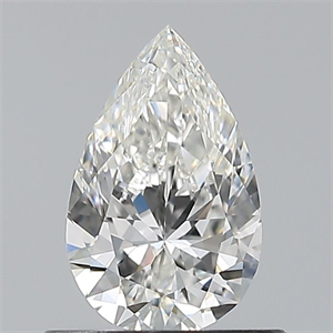 Picture of Natural Diamond 0.60 Carats, Pear with  Cut, G Color, IF Clarity and Certified by GIA