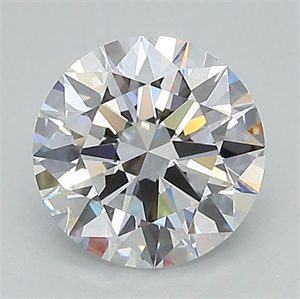 Picture of Lab Grown Diamond 1.34 Carats, Round with Ideal Cut, D Color, VS2 Clarity and Certified by IGI