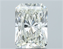 Natural Diamond 1.25 Carats, Radiant with  Cut, J Color, VVS1 Clarity and Certified by GIA