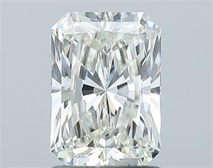 Picture of Natural Diamond 1.25 Carats, Radiant with  Cut, J Color, VVS1 Clarity and Certified by GIA