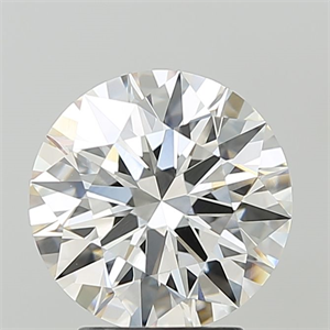 Picture of Lab Grown Diamond 3.10 Carats, Round with Ideal Cut, F Color, VVS2 Clarity and Certified by IGI