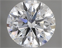 Natural Diamond 0.71 Carats, Round with Excellent Cut, D Color, VS1 Clarity and Certified by GIA