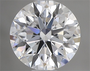 Picture of Natural Diamond 0.71 Carats, Round with Excellent Cut, D Color, VS1 Clarity and Certified by GIA