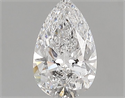Diamante Natural 0.60 quilates, De pera , Color D, claridad VS2 y certificado GIA