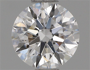 Picture of Natural Diamond 0.57 Carats, Round with Excellent Cut, D Color, SI1 Clarity and Certified by GIA
